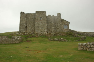 Castle - rebuilt by Thomas Bushell to defend the island